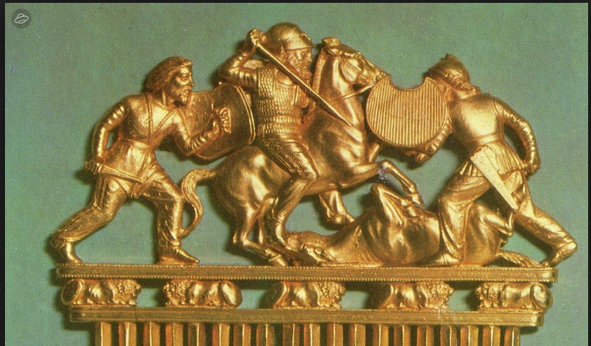 Древний Памятник скифской эпохи, курган Солоха.